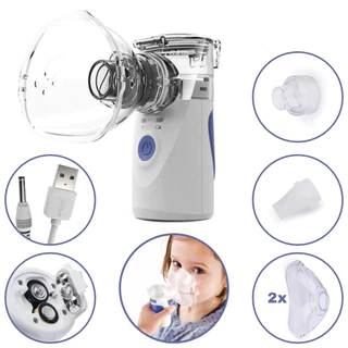 Inalador Nebulizador Portátil Infantil Adulto Ultrassônico Bronquite Asma Sinusite