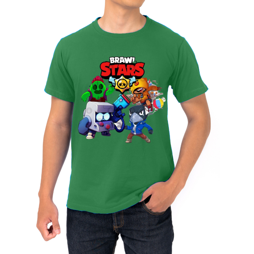 Camiseta Gamer Camisa Brawl Stars Personagem Estampa em DTF 100% algodão  30.1 Envio Rapido | Shopee Brasil