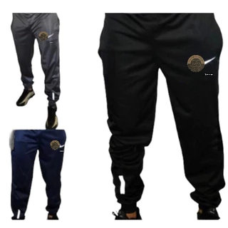 Kit 3 calças esportivas com logo refletivo e ziper nos bolsos - Envio imediato