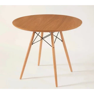 Mesa Eames Eiffel infantil base de madeira 60cm Freijo