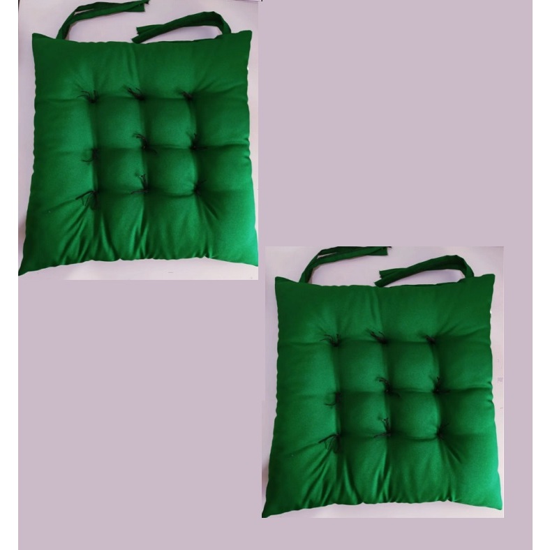 Almofada De Cadeira Insun à Prova D'Água 40x40cm - Rosa Choque Com Laços