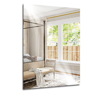 Espelho retangular grande 60x40 multiuso decorativo banheiro lavabo com kit instalação