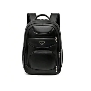 Mochila Couro Executiva Swat Impermeável Notebook Aux.