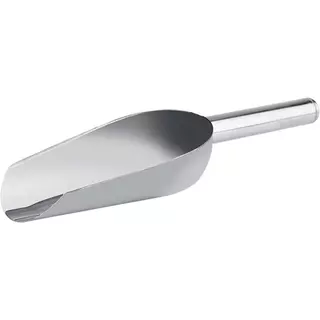 Concha Pá Pegador Multiuso Cereais Gelo Grande Grãos Ração Cor Cinza 23x10cm