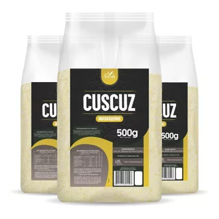 Cuscuz Marroquino 500g Navida Naturais KIT 3 Unidades
