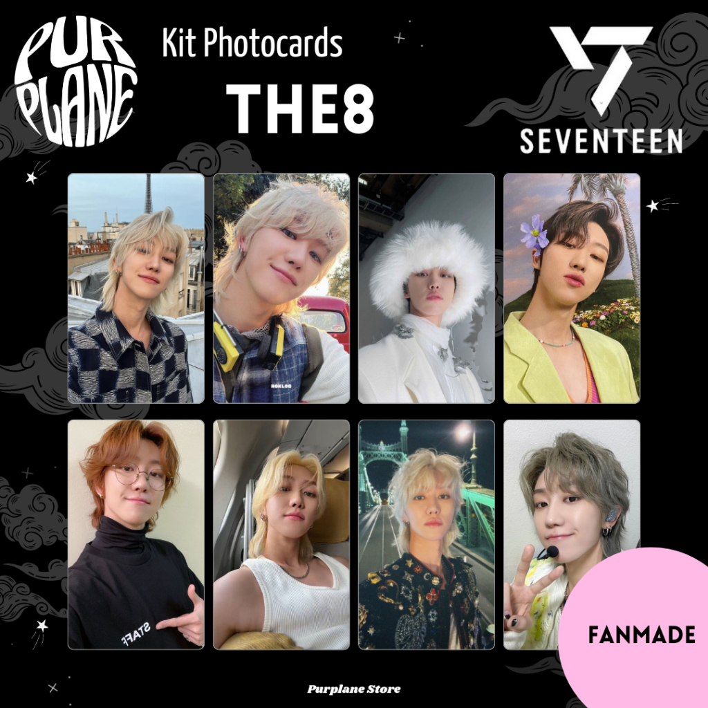 The8 Minghao Selca Photocards Seventeen Kpop Fanmade | Shopee Brasil