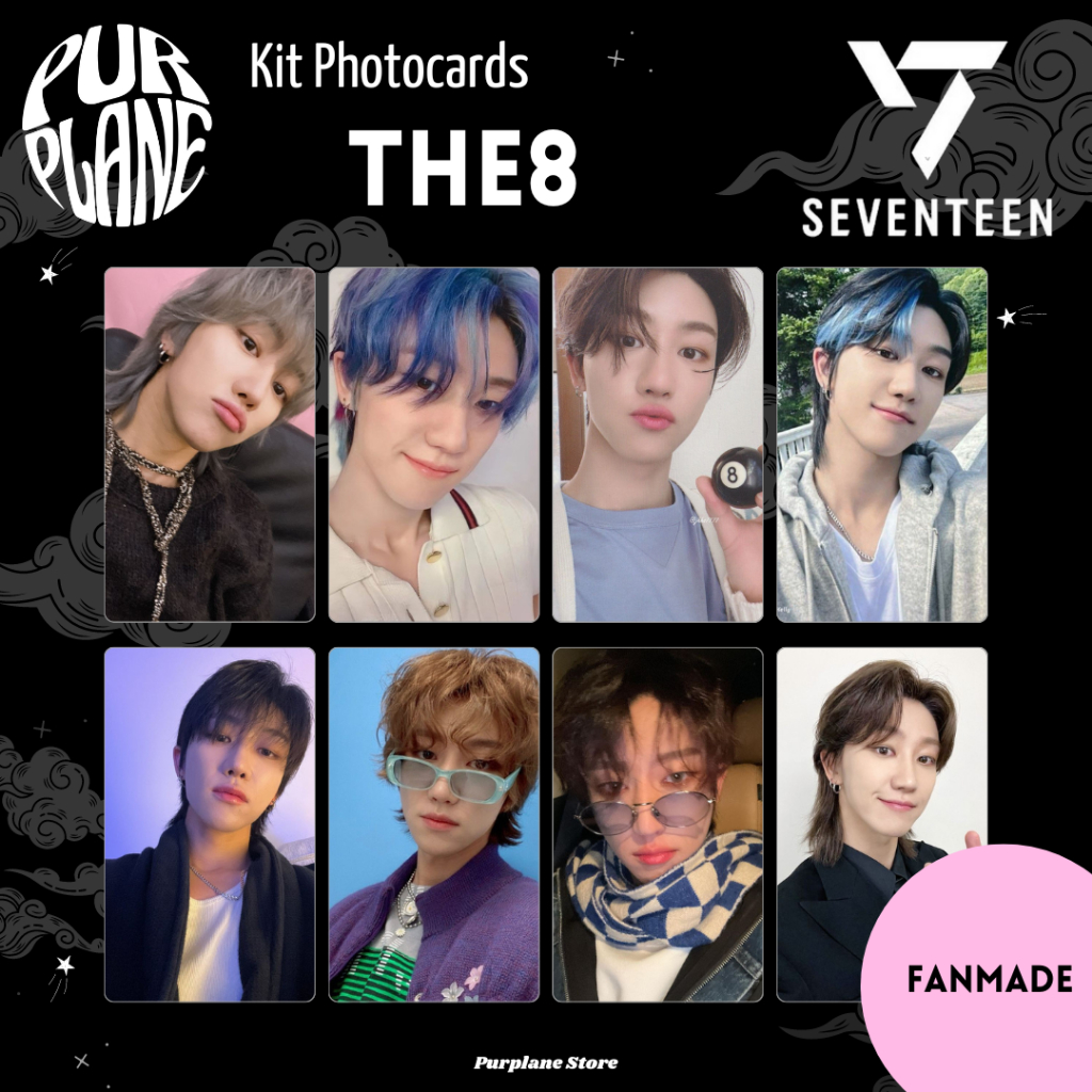 The8 Minghao Selca Photocards Seventeen Kpop Fanmade | Shopee Brasil