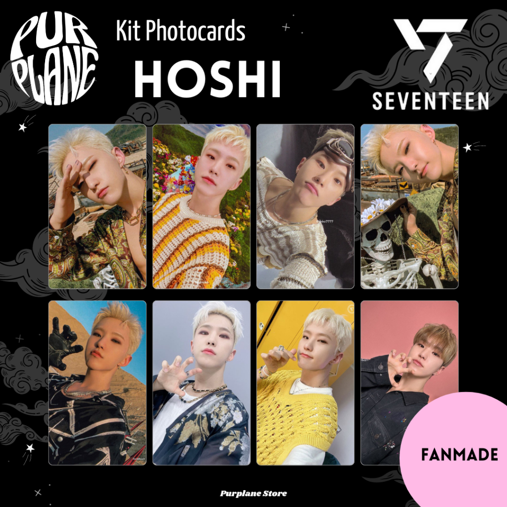 Hoshi Selca Photocards Seventeen Kpop Fanmade | Shopee Brasil