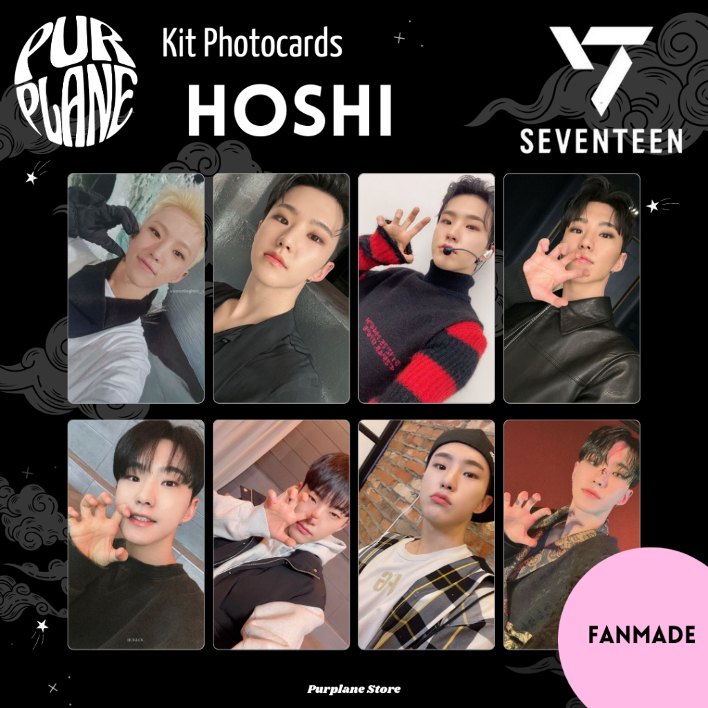 Hoshi Selca Photocards Seventeen Kpop Fanmade | Shopee Brasil
