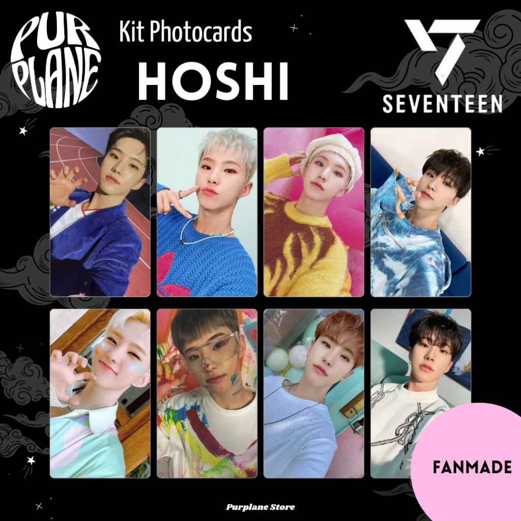 Hoshi Selca Photocards Seventeen Kpop Fanmade | Shopee Brasil
