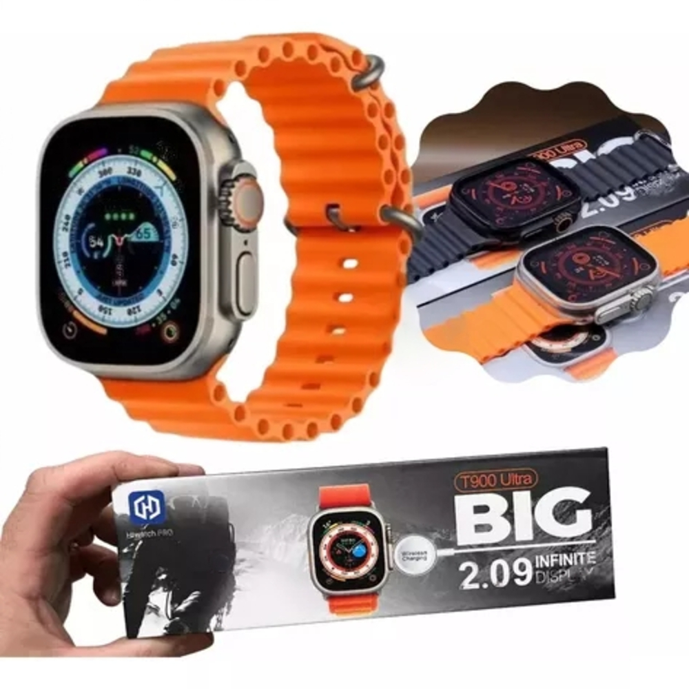 Relógio Smartwatch Ultra T900 Big Tela 2.09