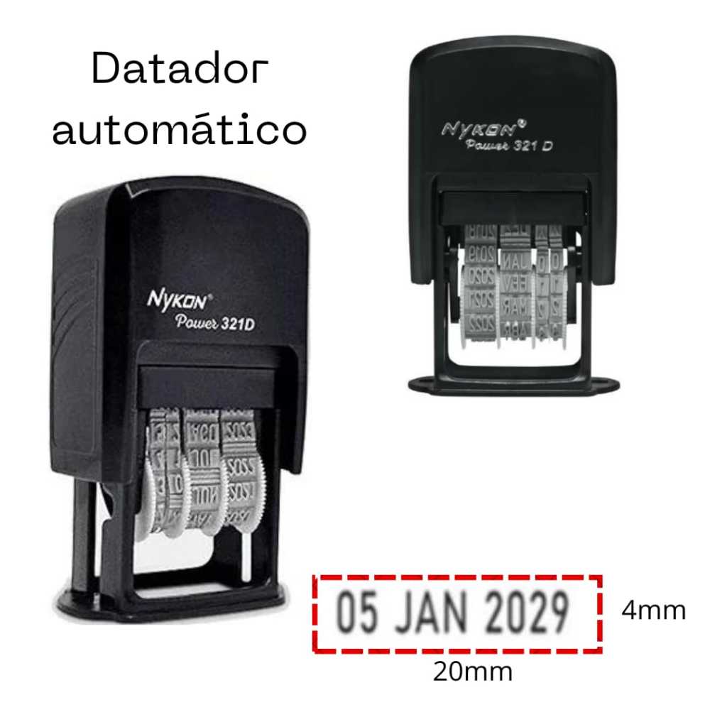 CARIMBO DATADOR AUTOMÁTICO | Shopee Brasil