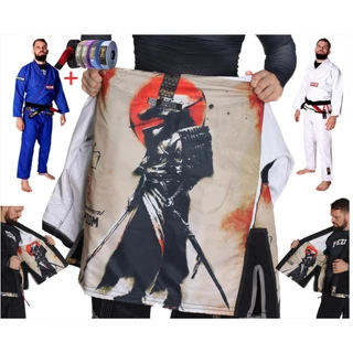 Kimono Jiu Jitsu Trançado 100% Forrado Samurai Color Pezom e Faixa