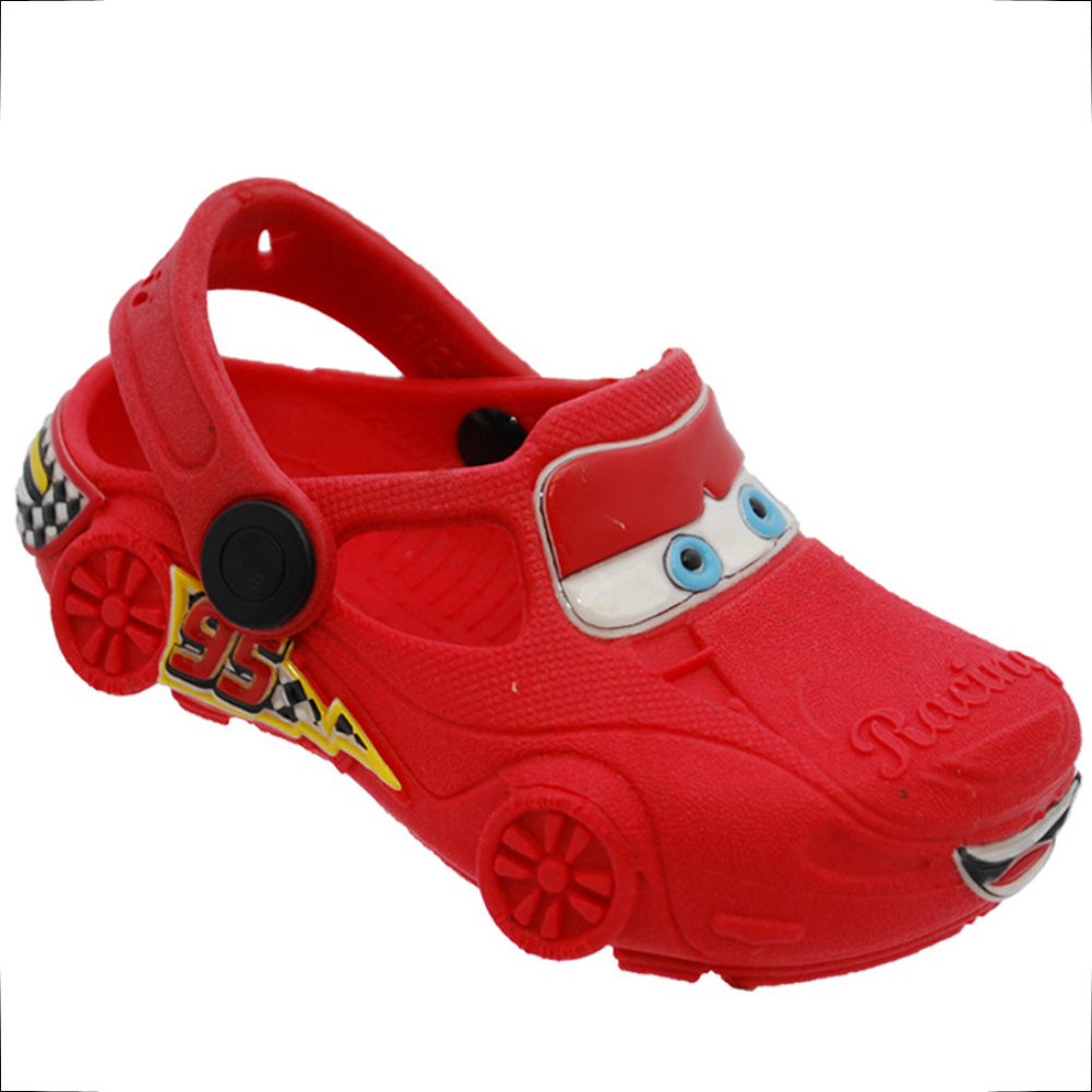 Crocs Babuche Infantil Carros Relâmpago Mcqueen – VERMELHO | Shopee Brasil