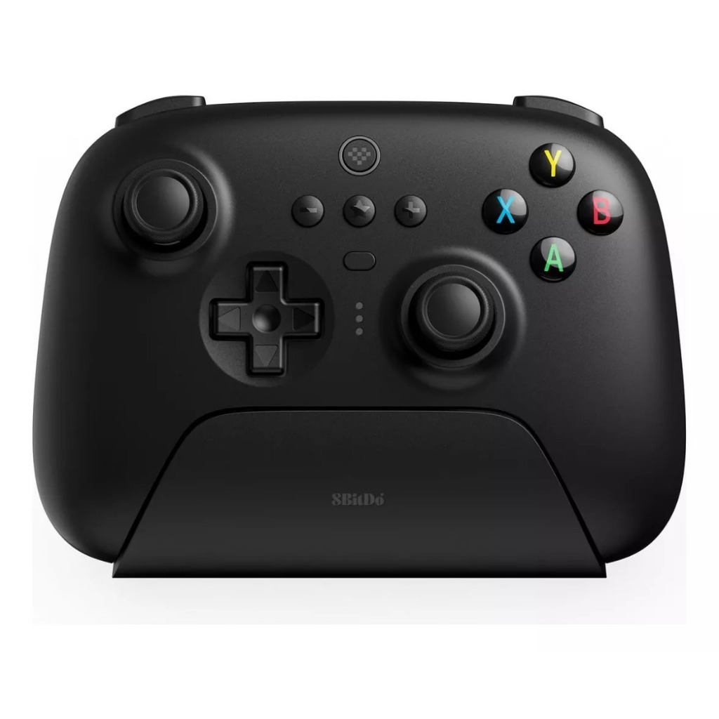 Controle 8bitdo Ultimate Wireless 2.4ghz Com Hall Effect, Bluetooth, Base De Carregamento Sem Fio, Cor Preto