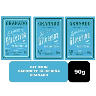 Kit com 03un Sabonete Glicerina Granado 90g