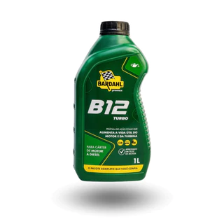 Bardahl B12 Turbo Aditivo Otimizador de Óleo Lubrificante para Veículos Diesel 1 Litro