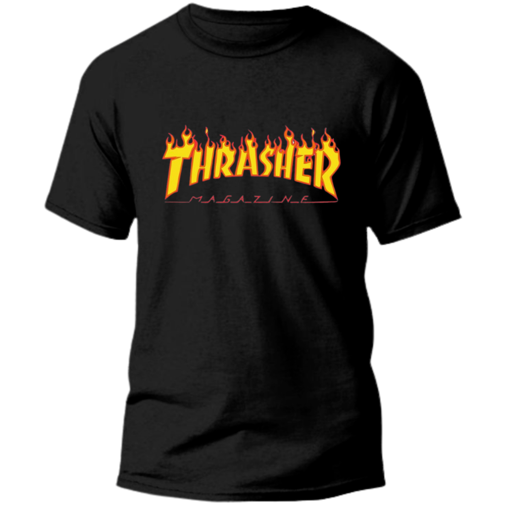 Camiseta Skateboard thrasher magazine 100% Algodão Promoção