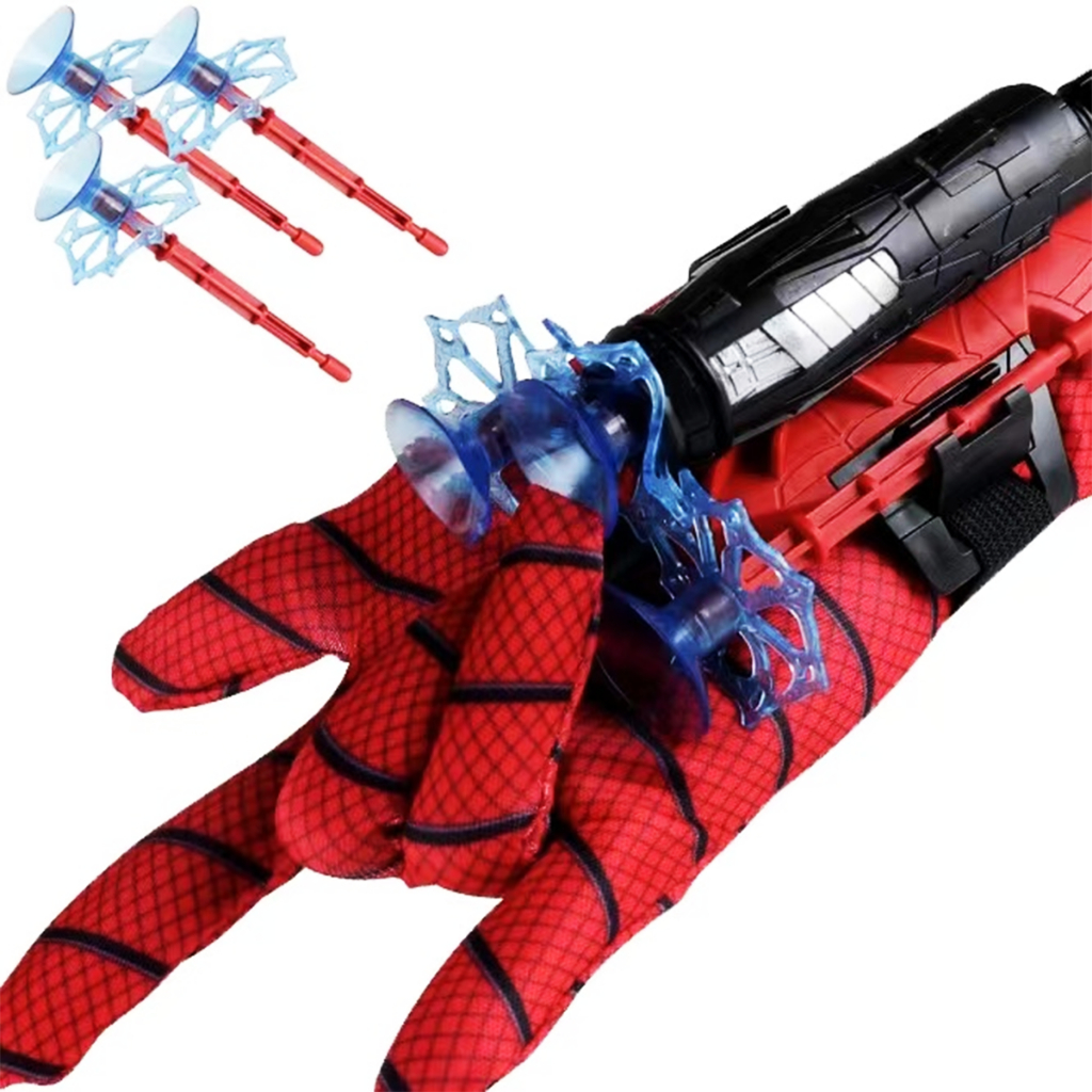 Luva Lança Teia Homem Aranha Infantil Brinquedo Spider Man Herói ...