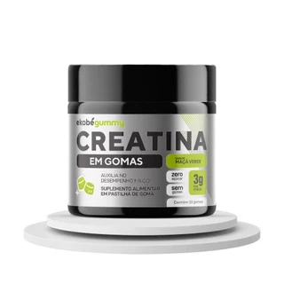 Creatina Gummy Sabor Maça Verde Sem Açúcar Marca Ekobé