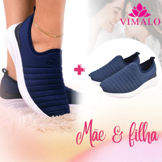 KIT 02 PARES TÊNIS MARINHO MÃE & FILHA - VL02 ADULTO + INFANTIL - NÚMEROS DIFERENTES em Oferta na Shopee