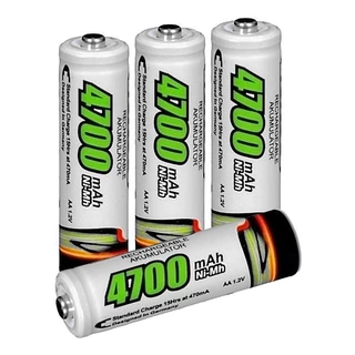 Kit Pilhas Clacier Recarregável 4700mAh ou 2700mAh