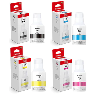 Kit 4 Tintas Canon Gi-16 Para Gx-5010/gx6010/gx7010