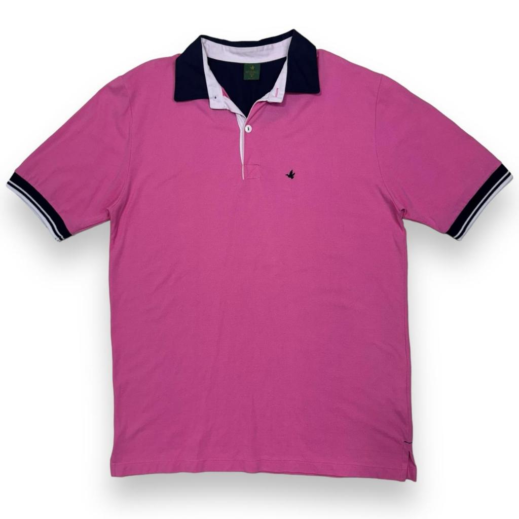 Camisa Gola Polo Brooksfield Masculina Rosa Pato Original Shopee