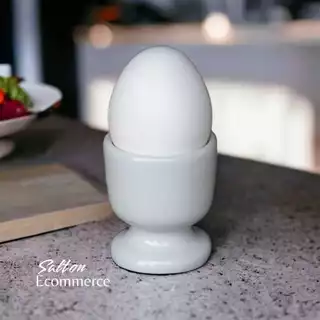 4 Porta Ovos porta ovo 15ml Porcelana cozido Quente Suporte para ovos galinha