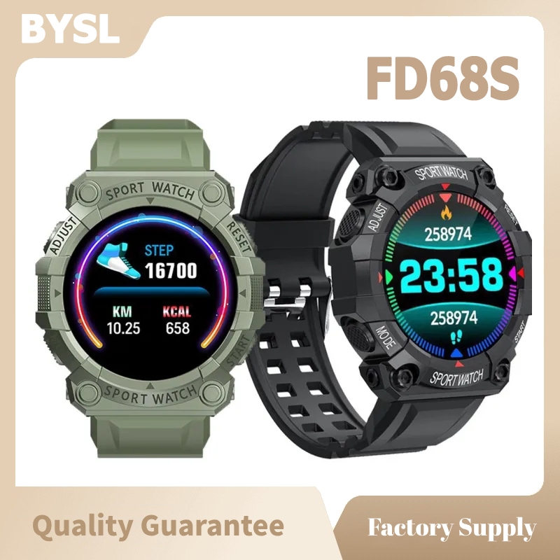 FD68S Novos Relógios Inteligentes Homens Bluetooth Smartwatch Touch Smart Bracelet Pulseira Inteligente Conectada