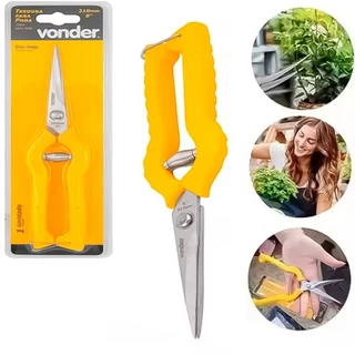 Tesoura Para Poda Bico Longo 8Pol. Jardinagem Jardim Horta Corta Galhos Casa Prático Útil em Oferta na Shopee
