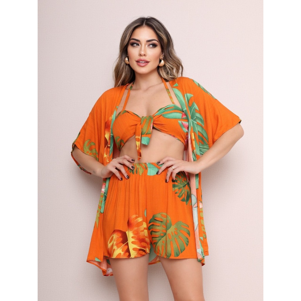 kimono short e cropped em Promoção na Shopee Brasil 2025