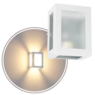 2x Arandelas Externa 5 Vidros Soquete E27 Barata Comum MF109