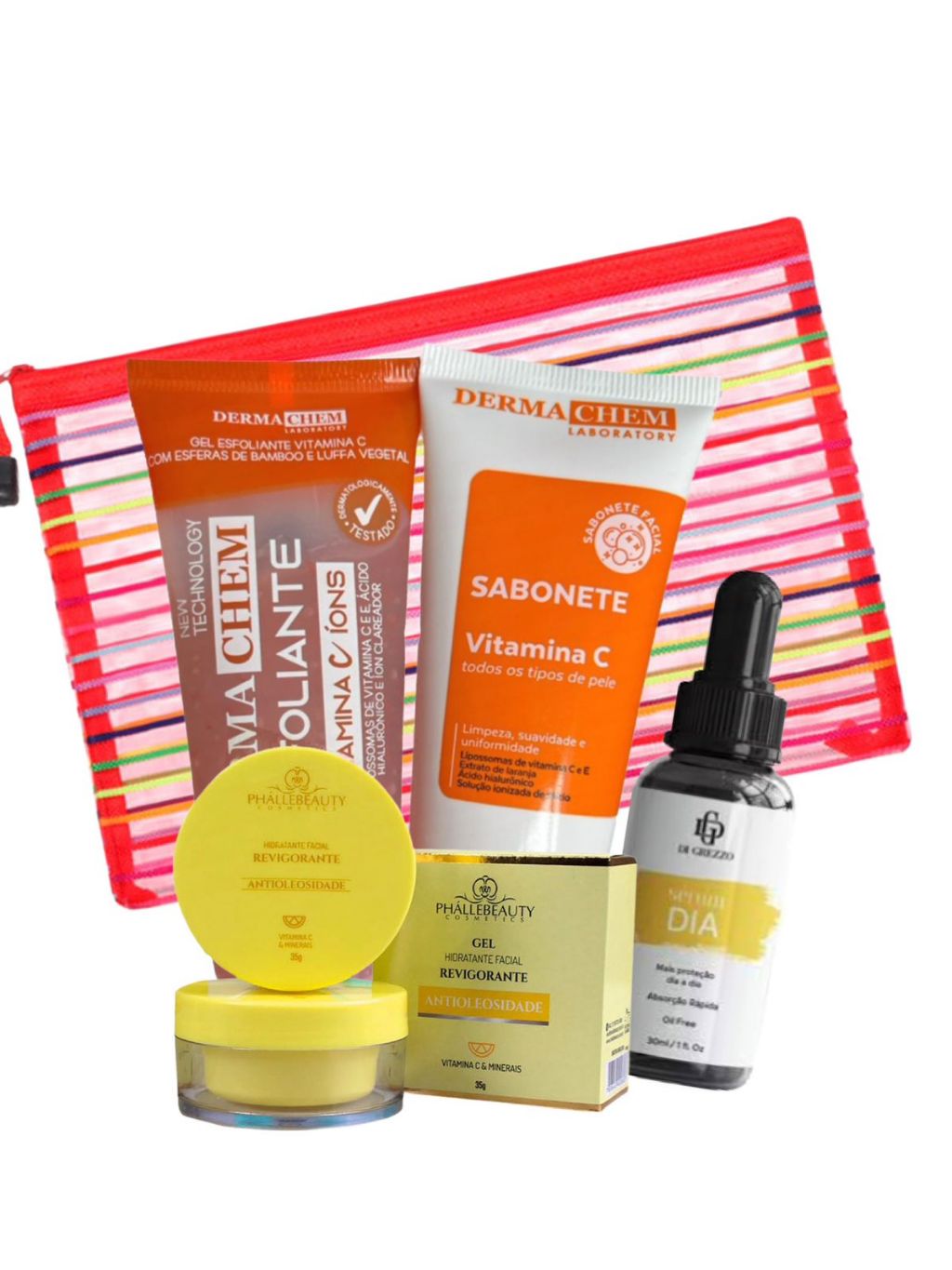 kit Necessaire Limpeza de Pele Skincare Completo Super Promoção