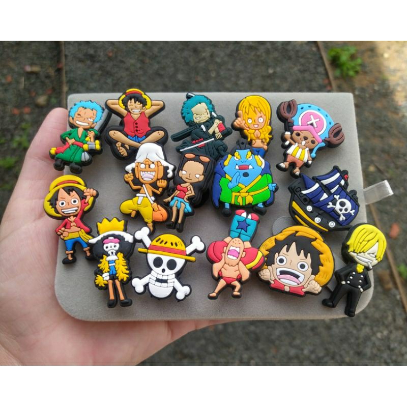 Jibbtz Pins Crocs One Piece kit com 15 unidades enfeites