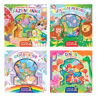 Coleção Dê uma Espiadinha - Kit com 4 Livrinhos