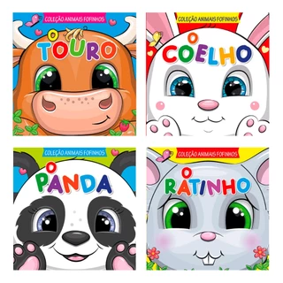 Coleção Animais Fofinhos - Kit com 4 Livrinhos