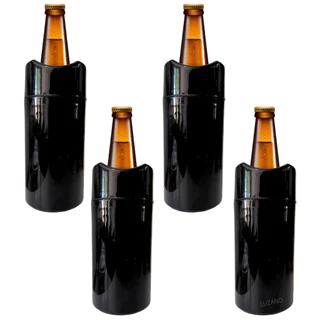 Porta Garrafa Isopor Térmico Camisinha para Cerveja Litrão 4 unidades
