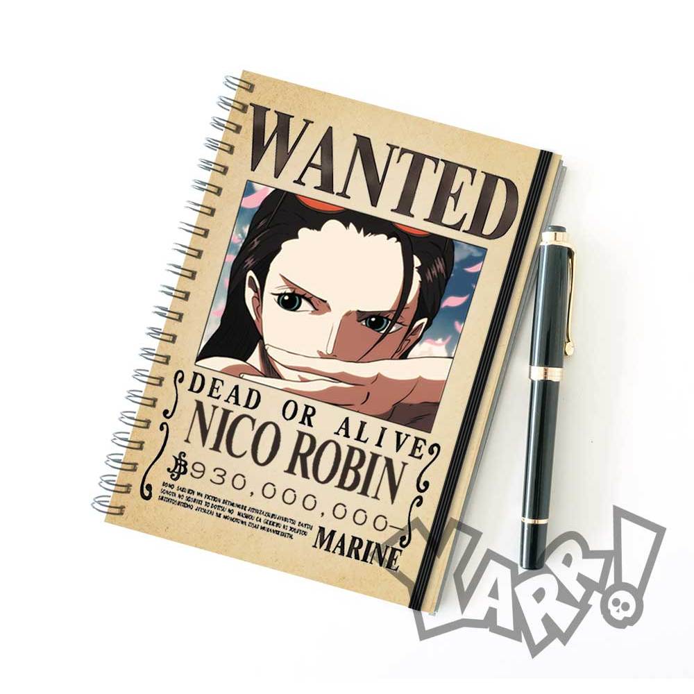 Caderno Desenho Sketchbook Nico Robin One Piece A5 | Shopee Brasil