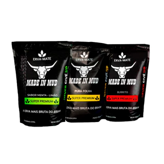 Kit 3 Ervas Mate Tereré Made In Mud Super Premium
