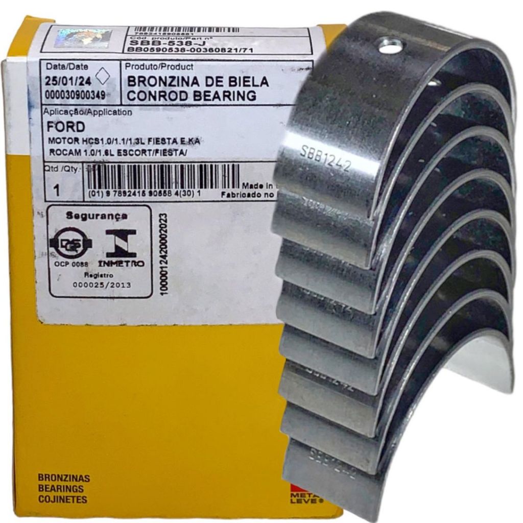 Bronzina de Biela de Fiesta Metal Leve: Onde Comprar | BuscaProdutos