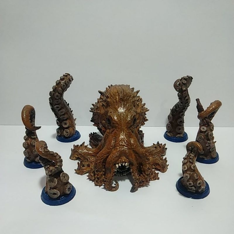 Miniatura RPG - Kraken e Tentáculos com pintura