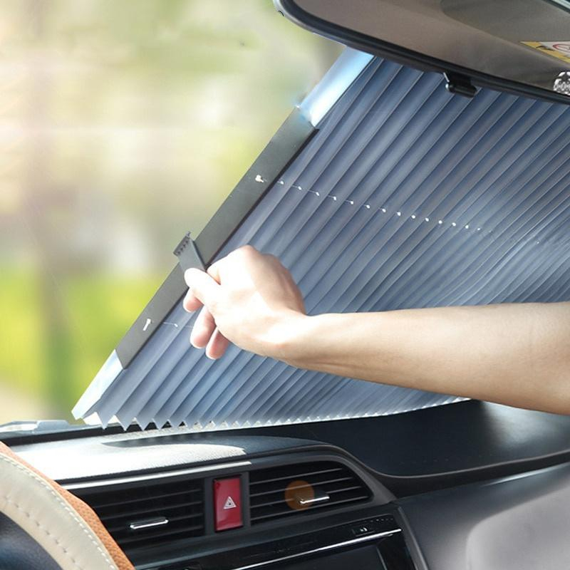 Protetor Solar Carro Parabrisa Quebra Sol Painel Tapa Sol Veiculo Carro Caminhão 70CM