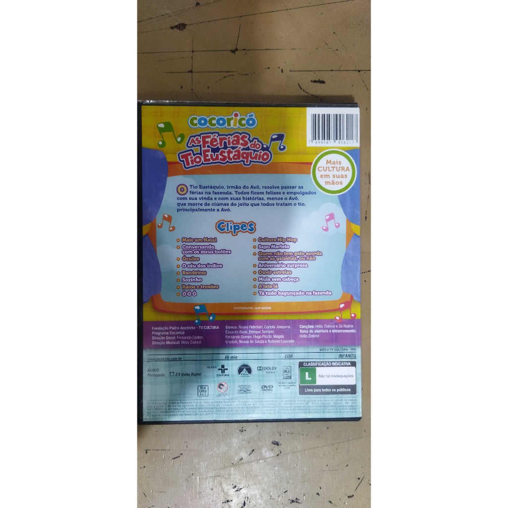 DVD Cocoricó As Féria do Tio Eustáquio | Shopee Brasil