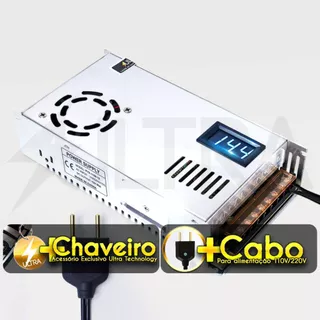 Fonte Chaveada 120A 13,8V 1200w Bivolt 110/220v Fita Led Som Automotivo Cftv Camera