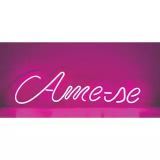 Placa Luminosa Neon Led Ame-se 30x10
