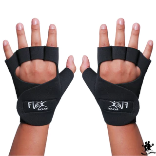 Luva De Academia Para Musculação Par De Luvas Treino Neoprene Crossfit Fitness Bike