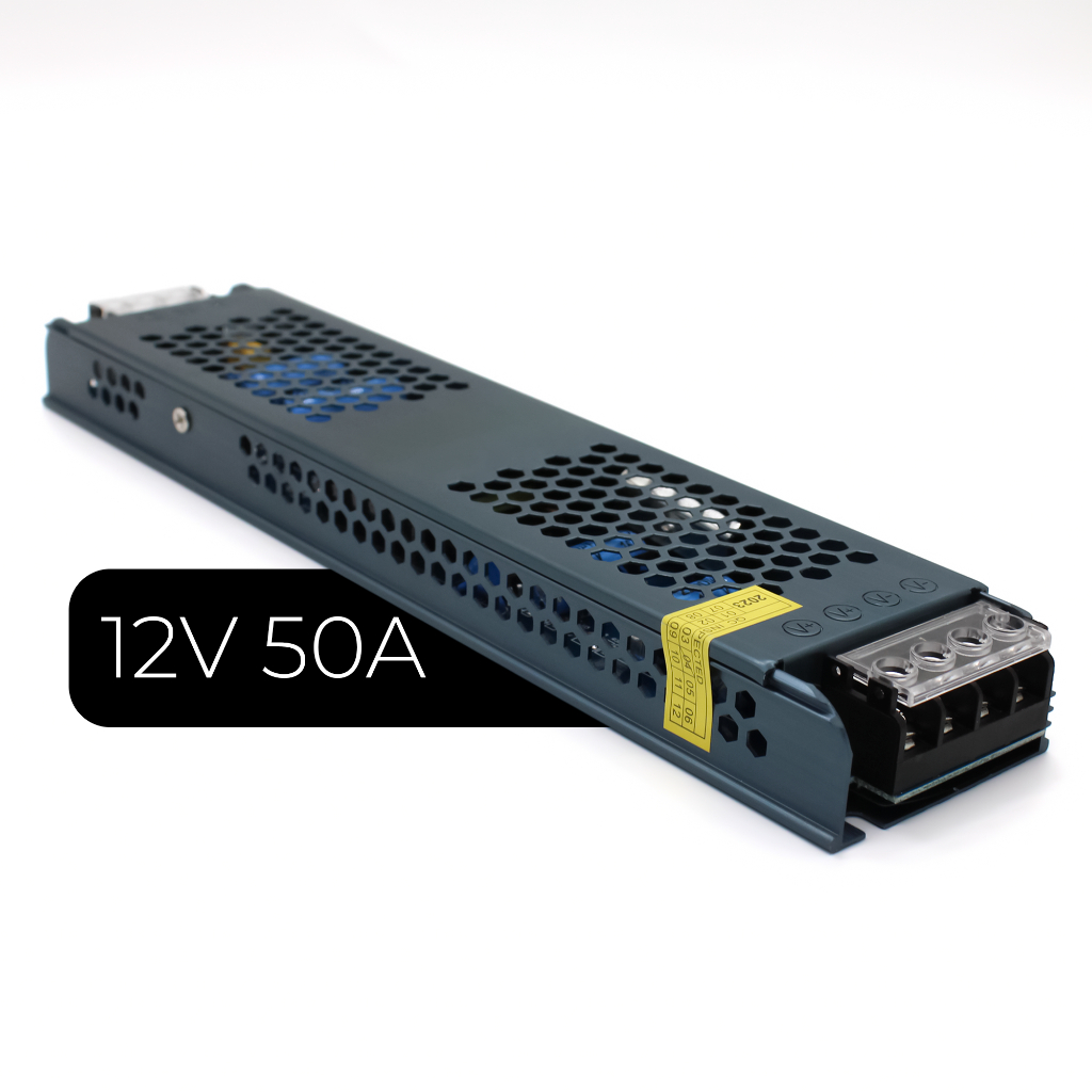 Fonte Chaveada 12v 50a 600w P/ Cftv Fita Led Som Automotivo