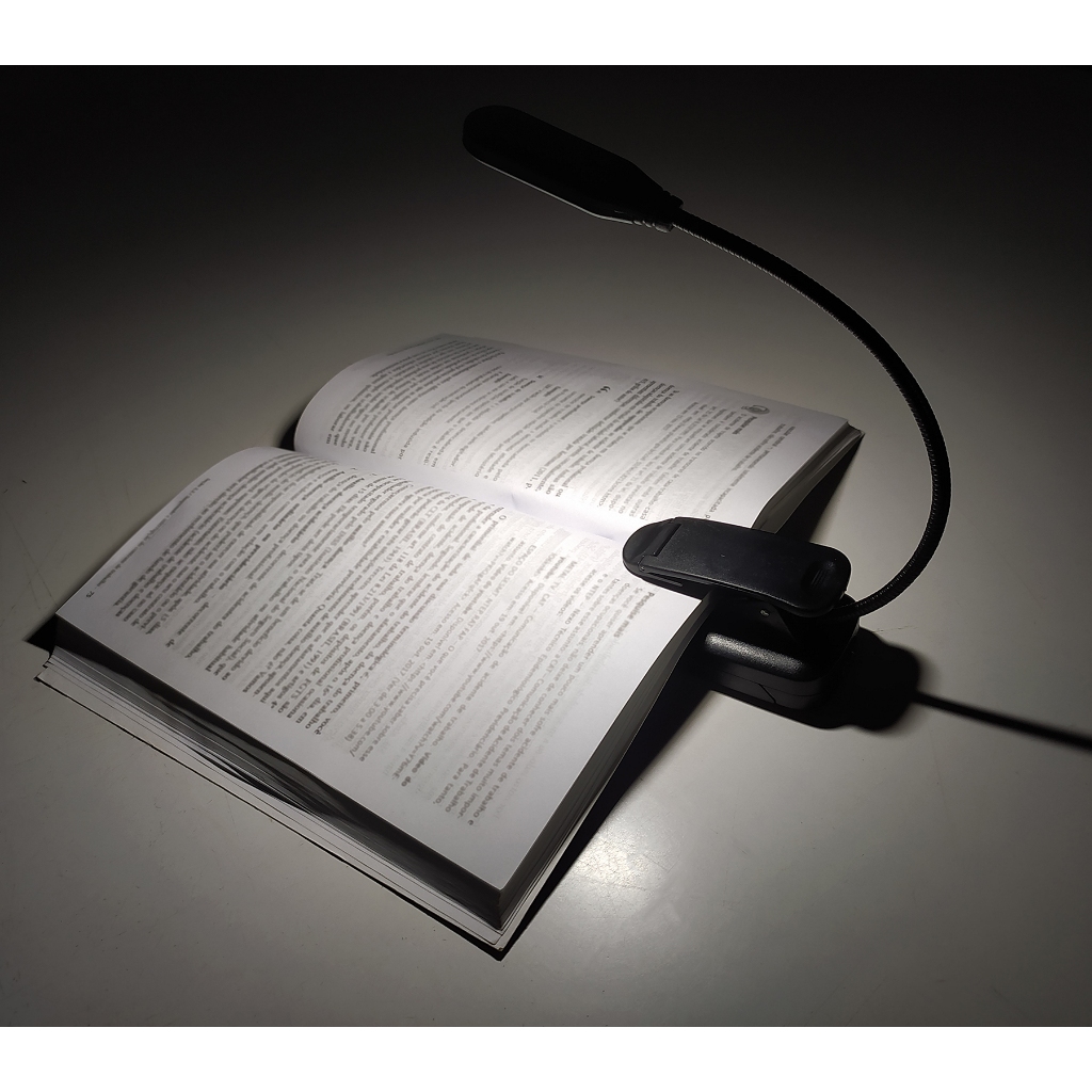 Lanterna Flexivel Led Leitura De Livros Portatil Luz Noturna | Shopee ...