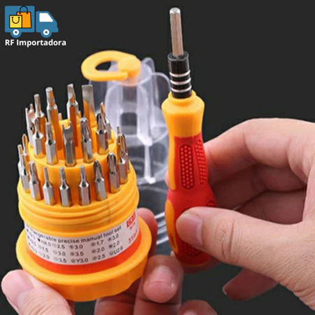 Kit Chaves 31 Unidades Alen Torx Fendas